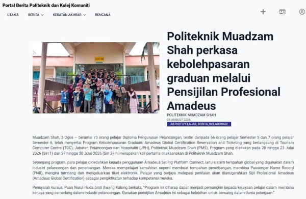 PENSIJILAN PROFESIONAL AMADEUS