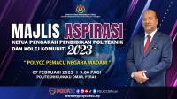 Majlis Aspirasi Ketua Pengarah Jabatan Pendidikan Politeknik dan Kolej Komuniti (POLYCC)