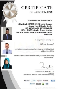 PASUKAN INOVASI JABATAN PENGAJIAN AM RAIH SILVER AWARD DI INTERNATIONAL INNOVATION ARSVOT MALAYSIA 2026