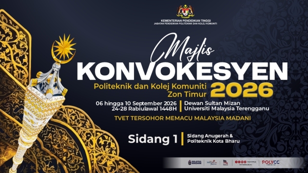 Siaran Langsung Konvokesyen Politeknik &amp; Kolej Komuniti Zon Timur 2026