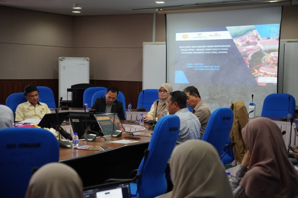 MESYUARAT DAN LAWATAN TAPAK PENYELARASAN PROJEK JPPKK - MENAIK TARAF FASILITI FIZIKAL POLITEKNIK MUADZAM SHAH, PAHANG